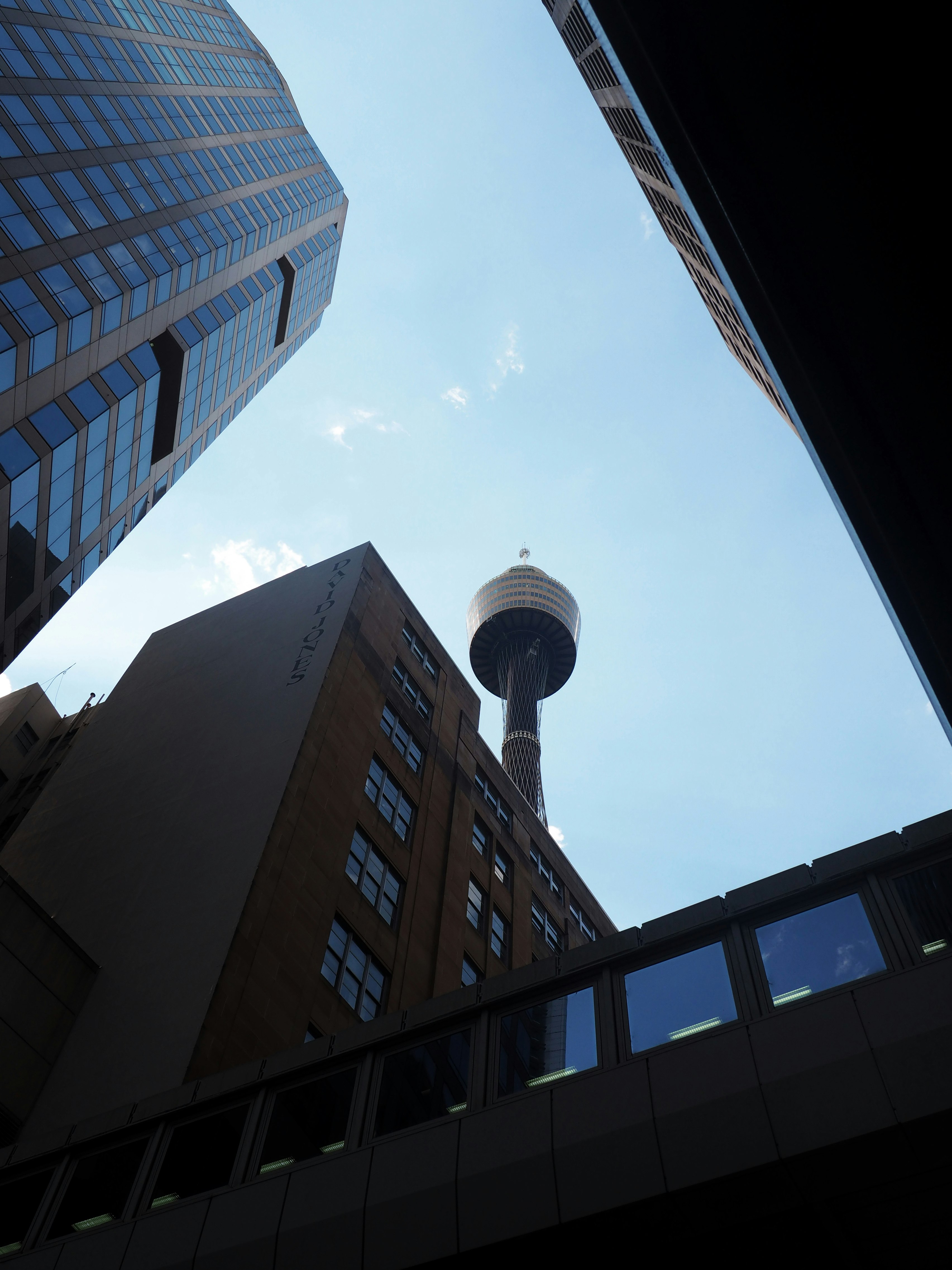 low-angle photography of buildings